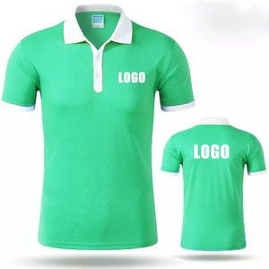 Polo personnalisé à manches courtes coupe ajustée 100% coton T-shirt uni Offre Spéciale haute qualité coton hommes polo t-shirt - Product Image 2