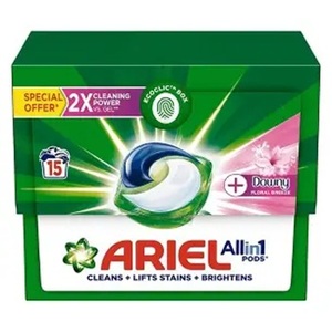 แอเรียล 4in1 ผงซักฟอกแบบแคปซูล สูตรขจัดคราบฝังแน่น 60 ชิ้น - Product Image 6