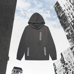 Premium Comfortable Men's Pullover <b>Hoodie</b> 100% Cotton Solid Pattern Printed Custom Design Sizes 6XL Winter Plain Dyed - Product Image 2