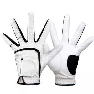 Gant de golf Gants de golf réglables Fermeture à la main Sport Peau de mouton Pièce blanche Gants de golf pour hommes et femmes - Product Image 4