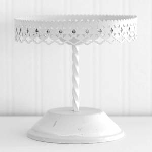 White <strong>Cake</strong> Stand Manufacturer Birthday Dessert <strong>Display</strong> <strong>Supplier</strong> Export Quality for Parties - Product Image 2
