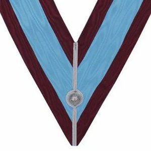 Officiers alliés degrés maçonniques collier d'officier bleu et or moiré maçonnique regalia artisanat officiers collier/maçonnique franc maçon Ronpex - Product Image 4
