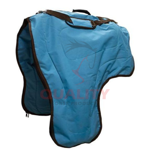 Sac de transport de selle Western prêt à voyager avec poignées rembourrées en tissu résistant à l'eau et coutures renforcées pour le voyage de selle - Product Image 2