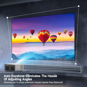 Proiettore S10 di Alta Qualità 4K HD, Proiettore da Parete Elettronico Wireless per Esterni, Smart TV per Sale Conferenze - Product Image 2