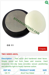 ทั่งสเตนเลสสองด้าน GS 11สำหรับเครื่องมือเครื่องประดับ - Product Image 2