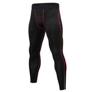 Pantalon réfléchissant pour la course nocturne, vêtements d'entraînement pour hommes avec poches zippées et design de compression à séchage rapide - Product Image 5