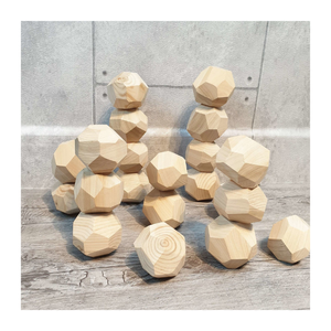 ของเล่นหินไม้มอนเตสซอรี่หินทำมือทนทานหินสมดุลสำหรับเด็กวัยหัดเดินการพัฒนามอเตอร์ - Product Image 1