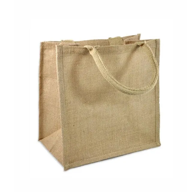 KVR High Quality Best Selling natural jute reusable large shopping multicolor personalized gift bags bag with reusable wholesale