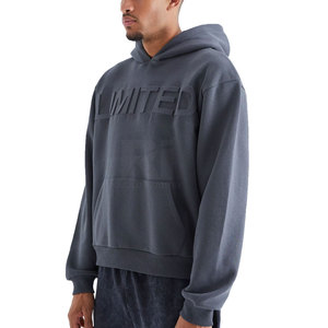 Diseñe sus propias sudaderas con capucha en relieve de invierno de alta calidad para hombre Nuevo estilo Precio barato Sudaderas con capucha en relieve para hombre - Product Image 1