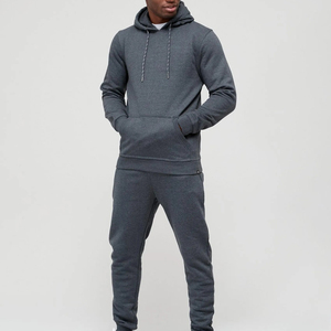 Conjunto Deportivo Unisex Personalizado Vintage 100% Algodón, Felpa Gruesa, Sudadera con Capucha y Pantalones Deportivos de Alta Calidad para Invierno - Product Image 1