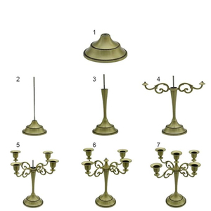 Newest Design Silverware <b>Candelabra</b> Christmas Decor Candle Holder for Party and Other Event Decor <b>Candelabra</b> Candle Stand - Product Image 4