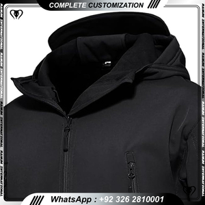Veste de bombardier de vol pour hommes personnalisée décoration de fourrure nouveau Design 100% polyester solide léger fermeture à glissière chaud support d'hiver - Product Image 3