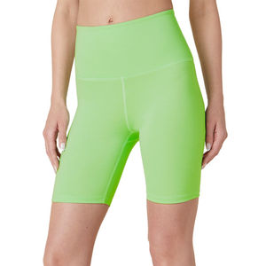 Novedad de 2025, pantalones cortos de Yoga para mujer, ropa deportiva para exteriores, pantalones con bolsillo de malla, cintura alta, ajustados para correr, Unisex, servicio OEM - Product Image 6