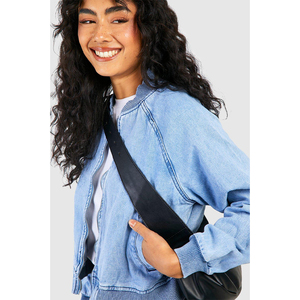 Ladies With Pockets <b>Jacket</b> New Outerwear Spring Autumn Female Long Sleeve <b>Jacket</b> Denim Woman Denim <b>Jackets</b> <b>Women</b> OEM Service - Product Image 3