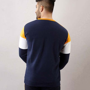 Sudadera de cuello redondo bordada en blanco Sudadera con capucha unisex personalizada sudaderas de poliéster para hombres - Product Image 4