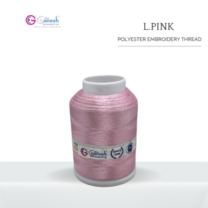 Hilo DE COSER trenzado de poliéster 100/2 de alta tenacidad, técnica de tejido fino para acolchado, bordado, acabado liso, patrón teñido - Product Image 1