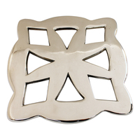 Dessous de plat en aluminium de qualité supérieure, dessous de plat en métal, pas cher, moderne, luxueux, poli, tapis et coussins