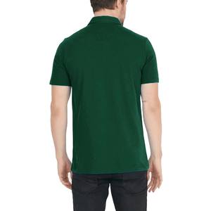 Camiseta de punto de polo personalizada de alta calidad de verano OEM para hombre patrón sólido con logotipo bordado camiseta de polo en blanco para niños - Product Image 2