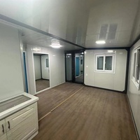 Maison Portable Prête à l'Emploi de Luxe 3 Chambres, Modulaire Préfabriquée en Conteneur de 40 Pieds pour Espace de Vie, Appartement, Centre Commercial ou Bureau