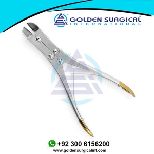 คีมตัดลวดสำหรับจัดฟัน TC ขนาด13.5ซม. คีมตัดลวดที่สำคัญทางทันตกรรมแบบสองหัว - Product Image 6