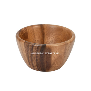 natural <b>Wooden</b> Chocolate <b>Bowl</b> Round Shape Designer Luxury Serving <b>Bowl</b> Kitchen Ware Countertop <b>Wooden</b> <b>Salad</b> <b>Bowl</b> - Product Image 3
