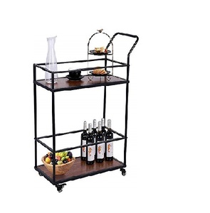 Nouvelle Arrivée 2026 : Chariots de Bar Métalliques de Qualité Supérieure, Design Personnalisé pour Bars, Événements et Restaurants, Prix de Gros - Product Image 1