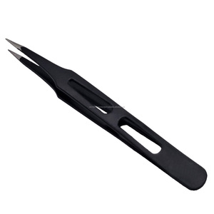Pince à épiler de précision WORLD PRECISION SURGICAL WPS-JST-01, style bijoutier, droite, à pointe fine, en acier inoxydable, légère, pour sourcils - Product Image 4