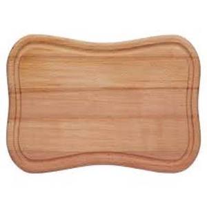 Planche à découper ronde de bonne qualité en bois naturel poli, accessoires de cuisine pour la maison, l'hôtel, le restaurant QAMAR OVERSEAS - Product Image 5