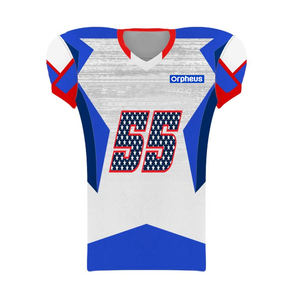 Uniforme de football américain entièrement imprimé en polyester nouveau design/uniforme de football américain au prix de gros - Product Image 3