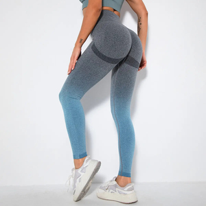 Mallas de mujer de alta calidad, cintura alta, Push Up, ropa activa, mallas de entrenamiento con tinte de corbata, mallas ajustadas de LICRA informales, proveedor femenino - Product Image 2