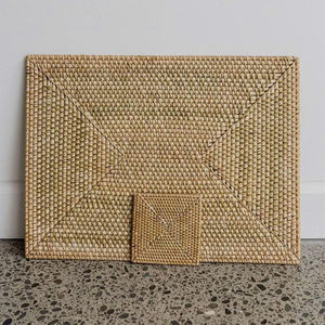 Sous-plats rectangulaires en rotin à bas prix, sous-plats bohèmes en rotin, sous-plats en osier, fabrication OEM acceptée, provenance du Vietnam - Product Image 6