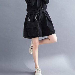 Customized Multiple Pockets Breathable <b>Sequined</b> Mermaid Design Jean Cargo Skirt <b>Women</b> Casual Ankle-Length Slit Best Selling - Product Image 2