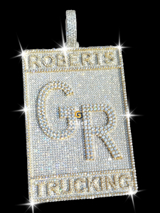 Brilla brillante con la joyería más vendida, colgantes personalizados de Hip Hop hechos con diamantes de moissanita de claridad VVS de oro sólido de 10K - Product Image 5