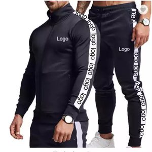 Men Wholesale Winter Plus Size Breathable Quick Dry Solid <b>Track</b> <b>Suit</b> Sets with Custom Logo 100% Cotton Trending Designs 2025 - Product Image 6