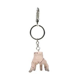 Porte-clés 3D en forme de main glacée, en résine et métal (alliage et zinc) avec lumière en PVC et caoutchouc pour clés - Product Image 2