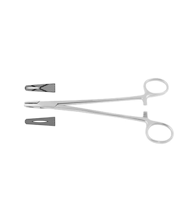 Porte-aiguille Webster en acier inoxydable de haute qualité, 13 cm, à mâchoires lisses, instrument chirurgical manuel pour chirurgie générale, certifié CE - Product Image 3