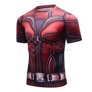 Ropa de verano Hombres Camisetas de sublimación de manga corta Cuello redondo Nueva llegada Camisetas de sublimación - Product Image 3