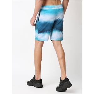 2025 hommes séchage rapide 100% Polyester Shorts d'entraînement motif solide plage natation Shorts de course taille élastique cordon de serrage - Product Image 2
