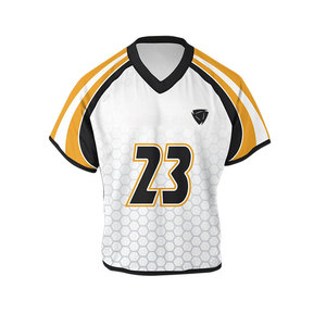 Maillot de lacrosse haute performance à manches courtes, tissu léger et respirant, maillot d'entraînement athlétique pour joueurs masculins - Product Image 1