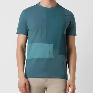 เสื้อยืดผ้าฝ้ายน้ำหนักมากของผู้ชายขนาดใหญ่พิเศษระบายอากาศได้ดีคอกลมผ้าโพลีเอสเตอร์ - Product Image 2