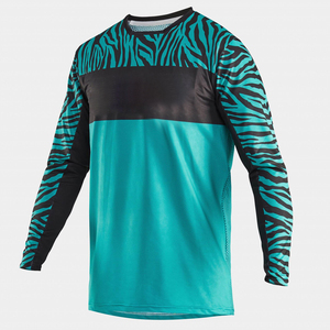 100% poliéster al por mayor sublimación unisex malla personalizada motocross Jersey - Product Image 3