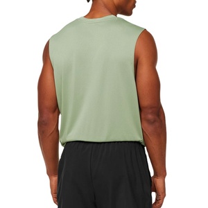 Sport Sleeveless Basketball Workout Clothes Training Bodybuilding <b>Singlet</b> <b>For</b> <b>Men</b> Quick Dry Vintage Knitted Tank Top Sports - Product Image 3