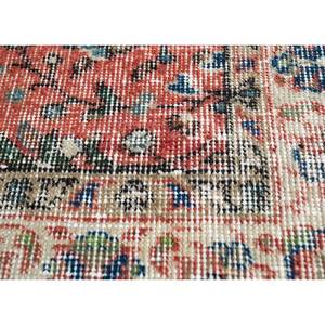 Alfombra de Lana Anudada a Mano Estilo Vintage, Patrón de Medallón Rojo y Naranja, Gran Tamaño 9x12 para Decoración de Sala de Estar, Nombre del Producto: Pae-2641 - Product Image 3