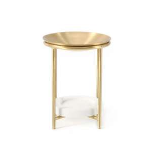 Table d'appoint en métal à niveau parfait pour les petits espaces Table de canapé à plateaux amovibles pour les célébrations d'anniversaire de Noël et de Pâques - Product Image 5