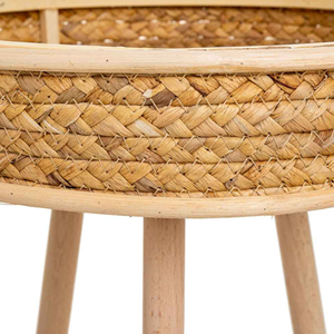 โต๊ะกาแฟหวายน้ำมันหอมระเหย งานฝีมือสุดหรู ดีไซน์ยั่งยืน สวยงามแบบอีโคชิค ทนทาน เรียบง่าย สไตล์โบราณ เหมาะสำหรับห้องนั่งเล่น - Product Image 5