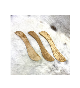 Couteau en bois naturel portable planche à fromage outils à fromage 4 pièces ensemble de couteaux à pizza produits artisanaux naturels - Product Image 2