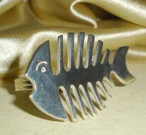 Anneaux de finition en nickel doré, pour serviettes de poisson - Product Image 4