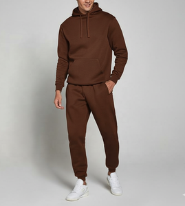Survêtement lourd unisexe | Tenue d'hiver de qualité supérieure | Sweat à capuche solide personnalisable et joggers 100% coton respirant - Product Image 1