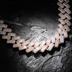 เครื่องทดสอบเพชรผ่าน14มม. สายสร้อยสร้อยสร้อยสร้อยเพชร925แบบโซ่ Vvs สายสร้อยประดับเพชร - Product Image 5