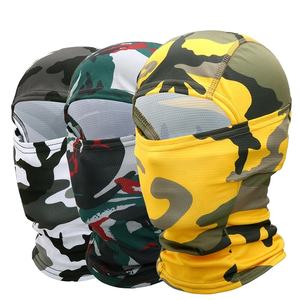 Cagoule d'hiver en tricot avec logo personnalisé cagoule multifonctionnelle avec motif uni imprimé par sublimation - Product Image 1